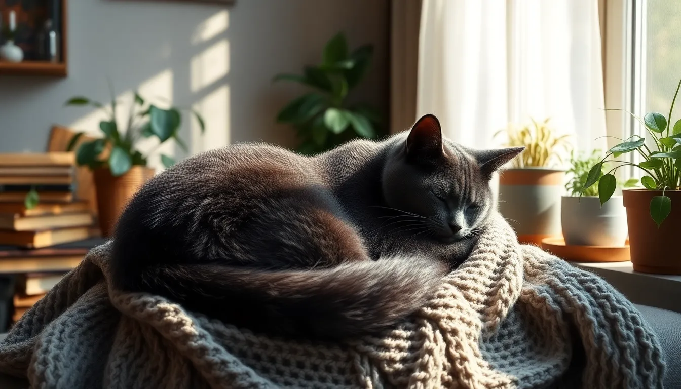 러시안 블루 고양이