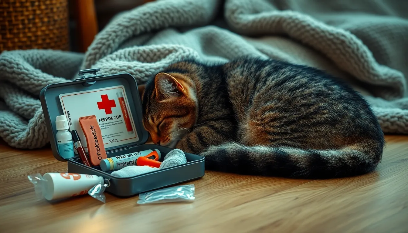 고양이 응급 키트 예시