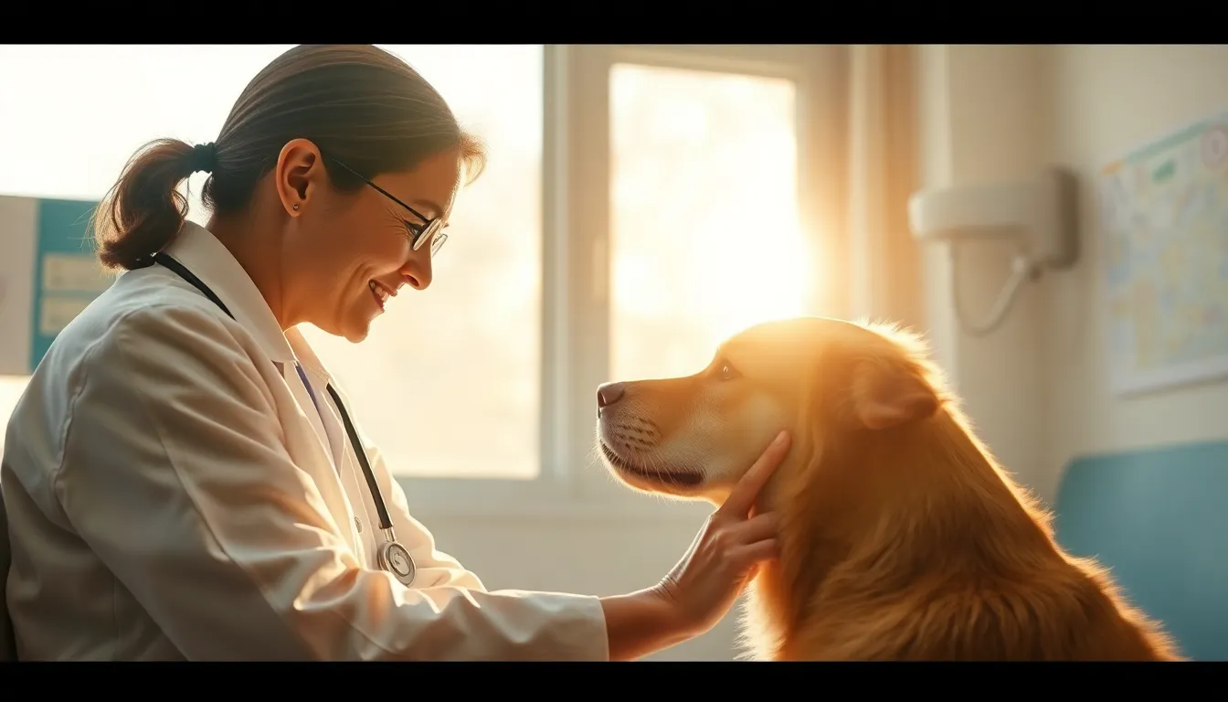 강아지 건강검진 이미지