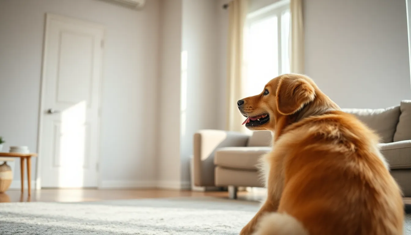 강아지 분리불안 훈련 이미지