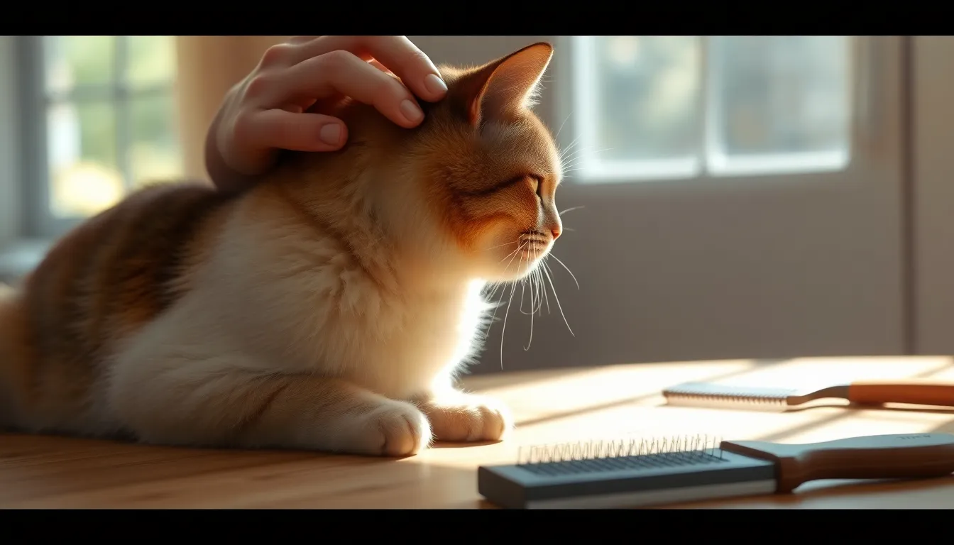 고양이 털 관리 용품