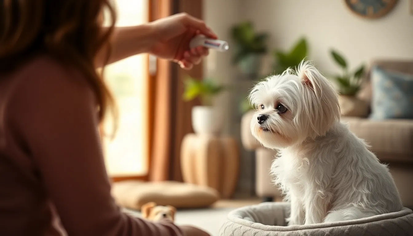 강아지 체온 측정 방법
