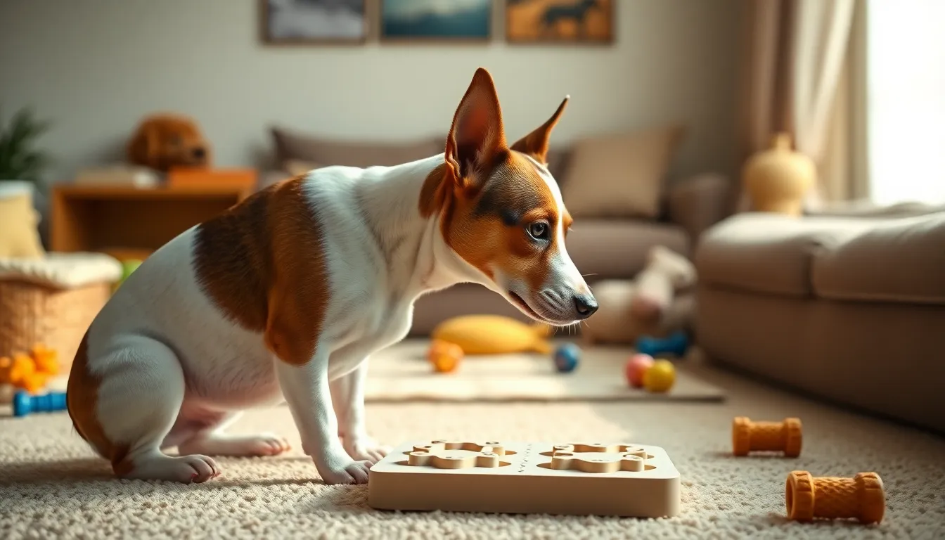 잭러셀테리어 훈련 이미지