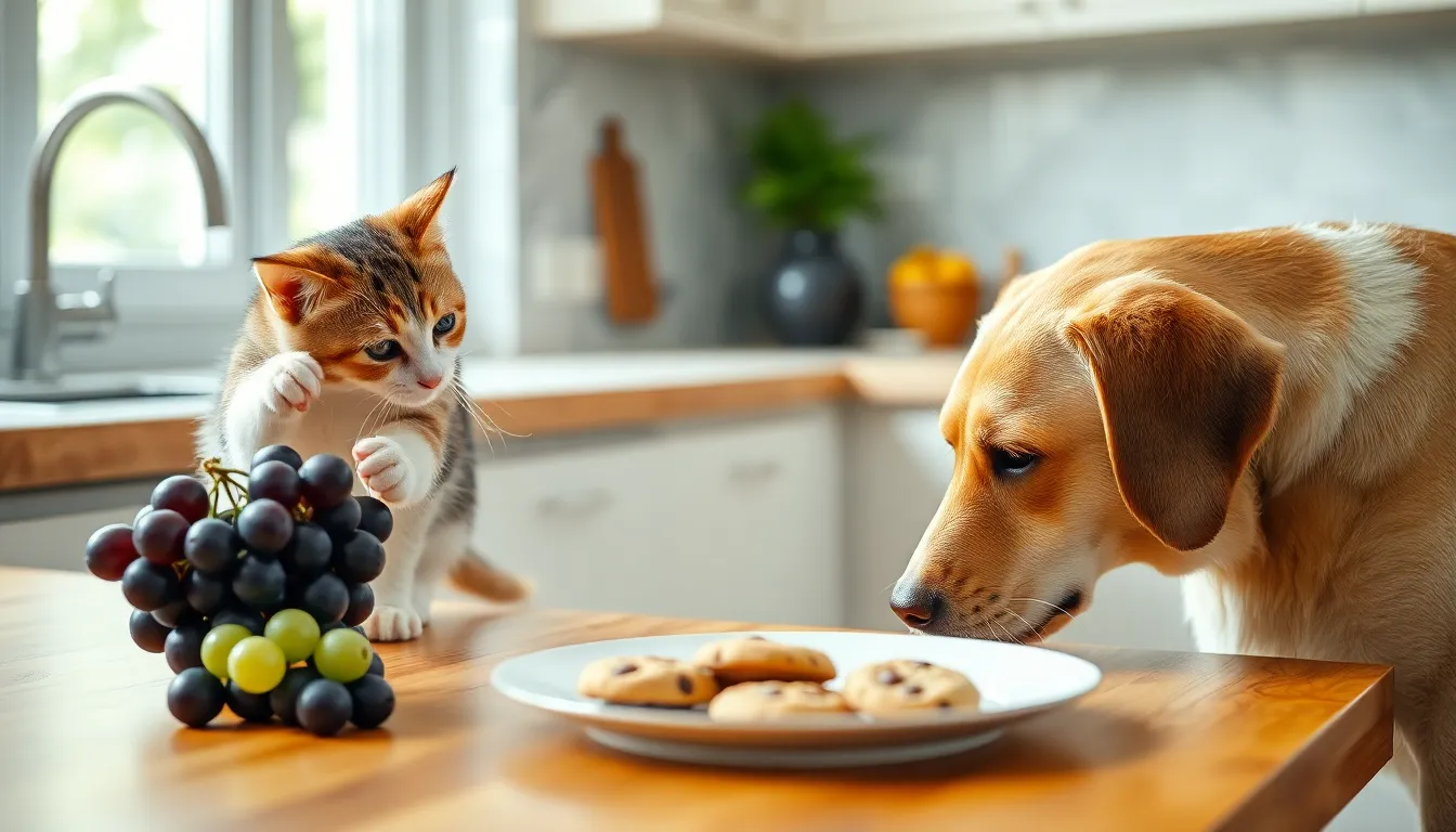 2025년 강아지 고양이에게 치명적인 음식: 반려견과 반려묘 섭취 금지 리스트 2 강아지와 고양이