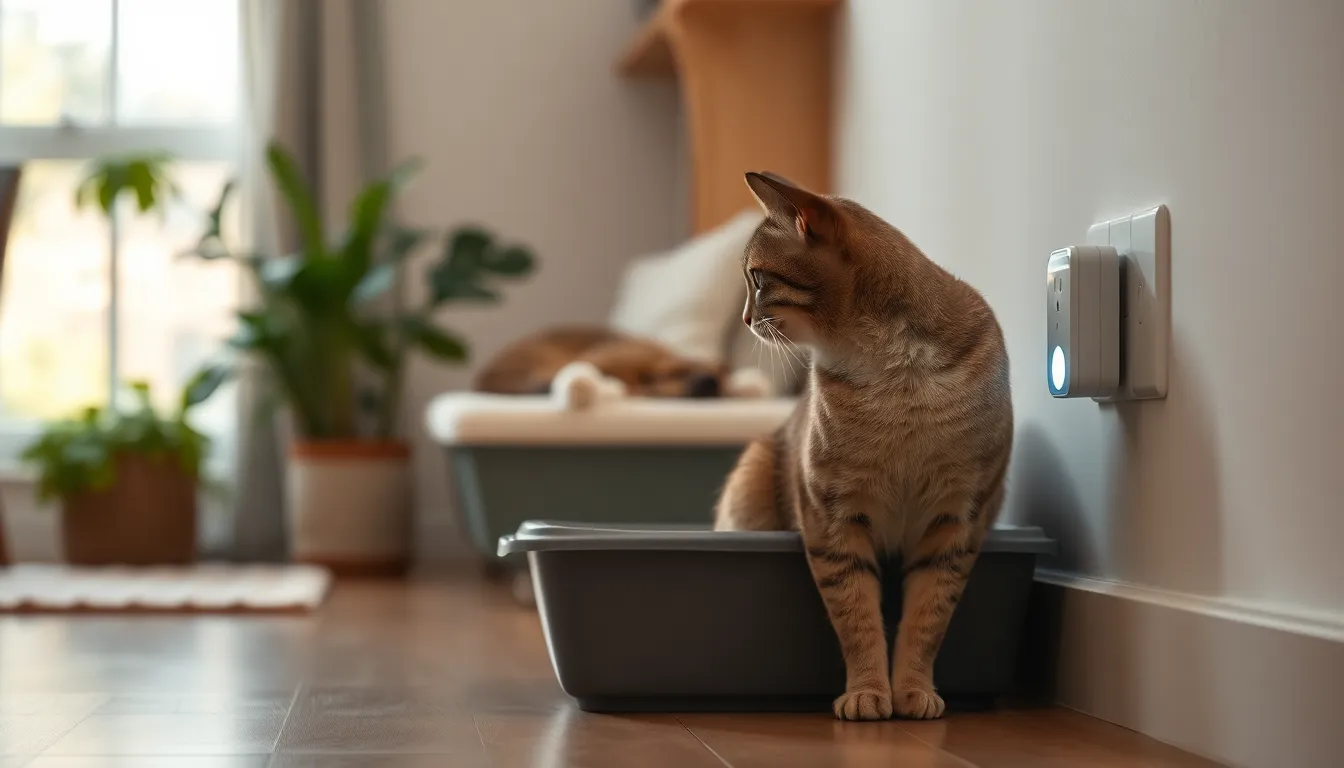 고양이 분변통 냄새 잡는 오존 vs 플러그식 탈취기 2 오존 살균 탈취기