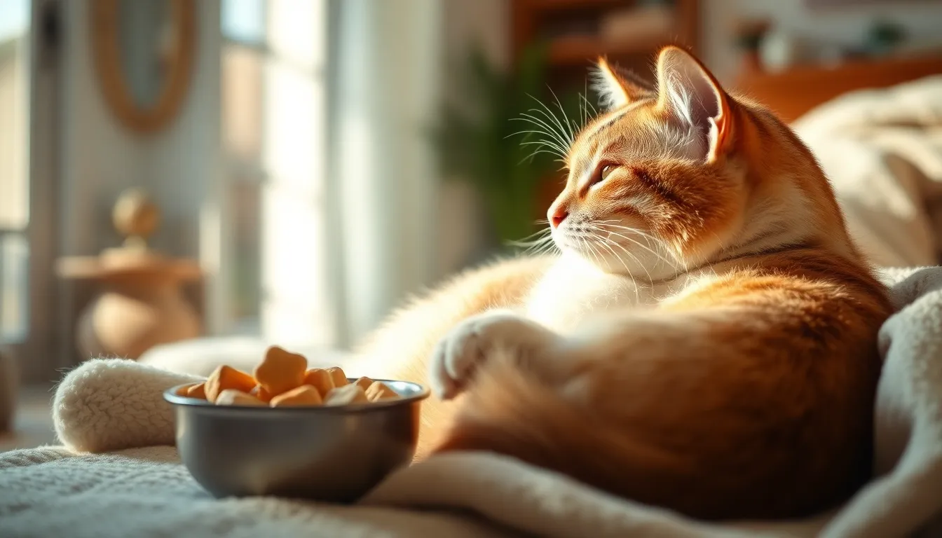 고양이 유산균 추천: 장 건강+면역력 UP 2 고양이 유산균을 먹고 있는 고양이