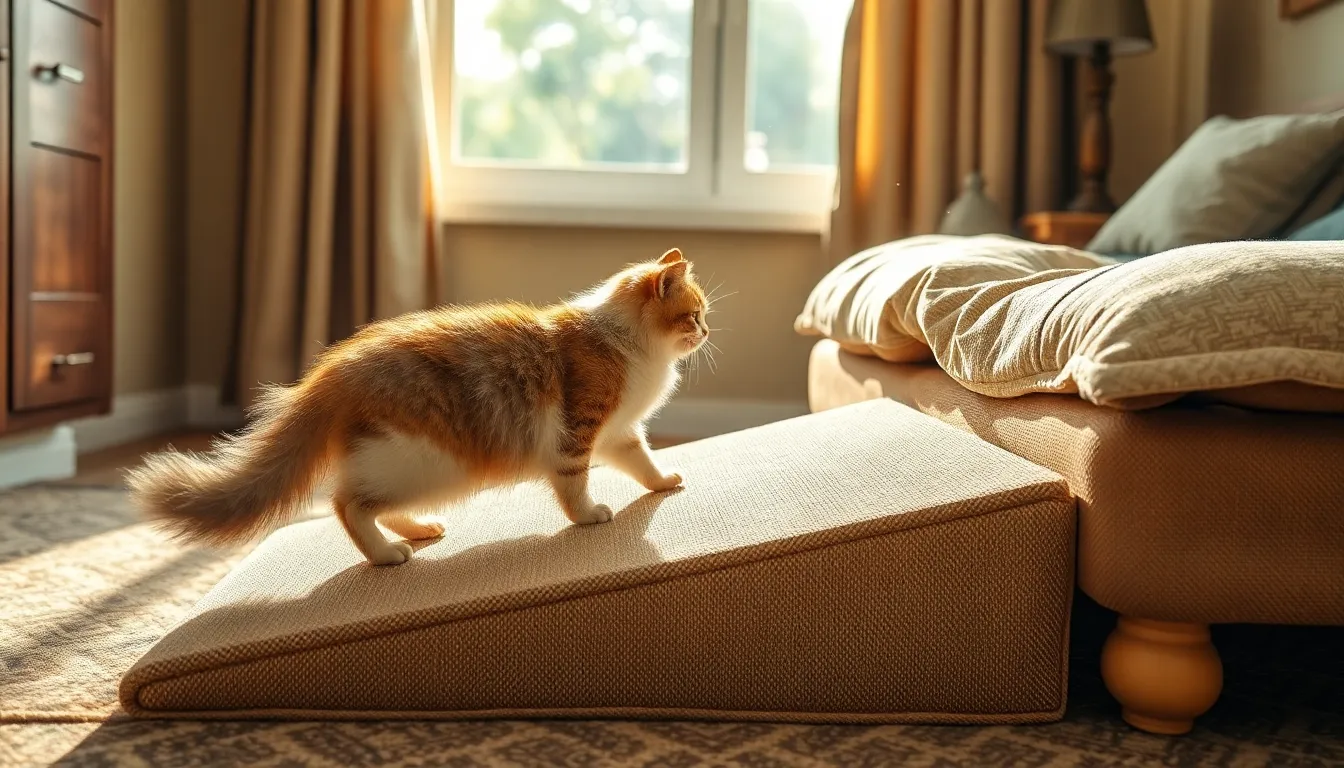 먼치킨 고양이가 편안하게 앉아있는 모습