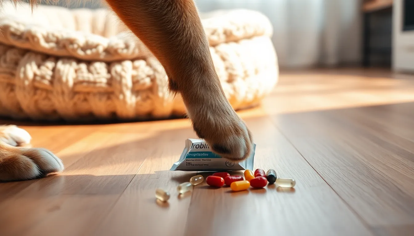 강아지 유산균 성분 확인