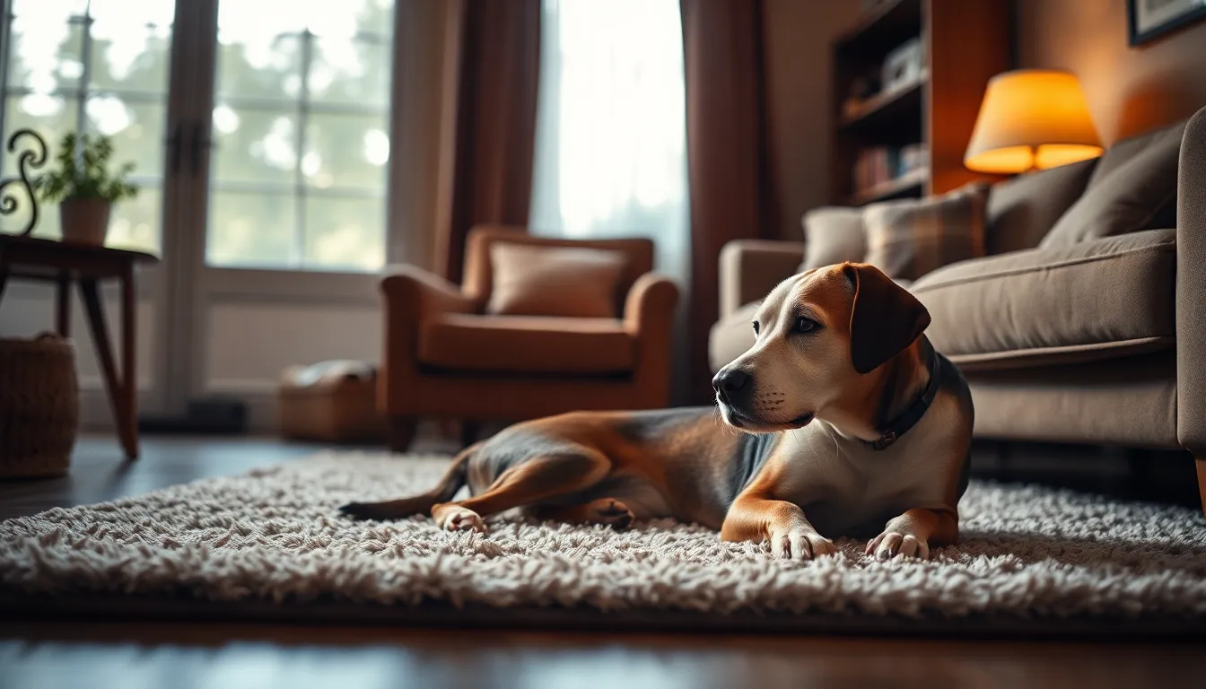 노령견 시력 저하로 인한 가구 배치 모습