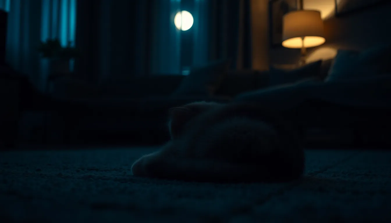 고양이 야간 우다다, 집사 숙면 위한 팁 2 고양이가 높은 곳에서 쉬고 있는 모습