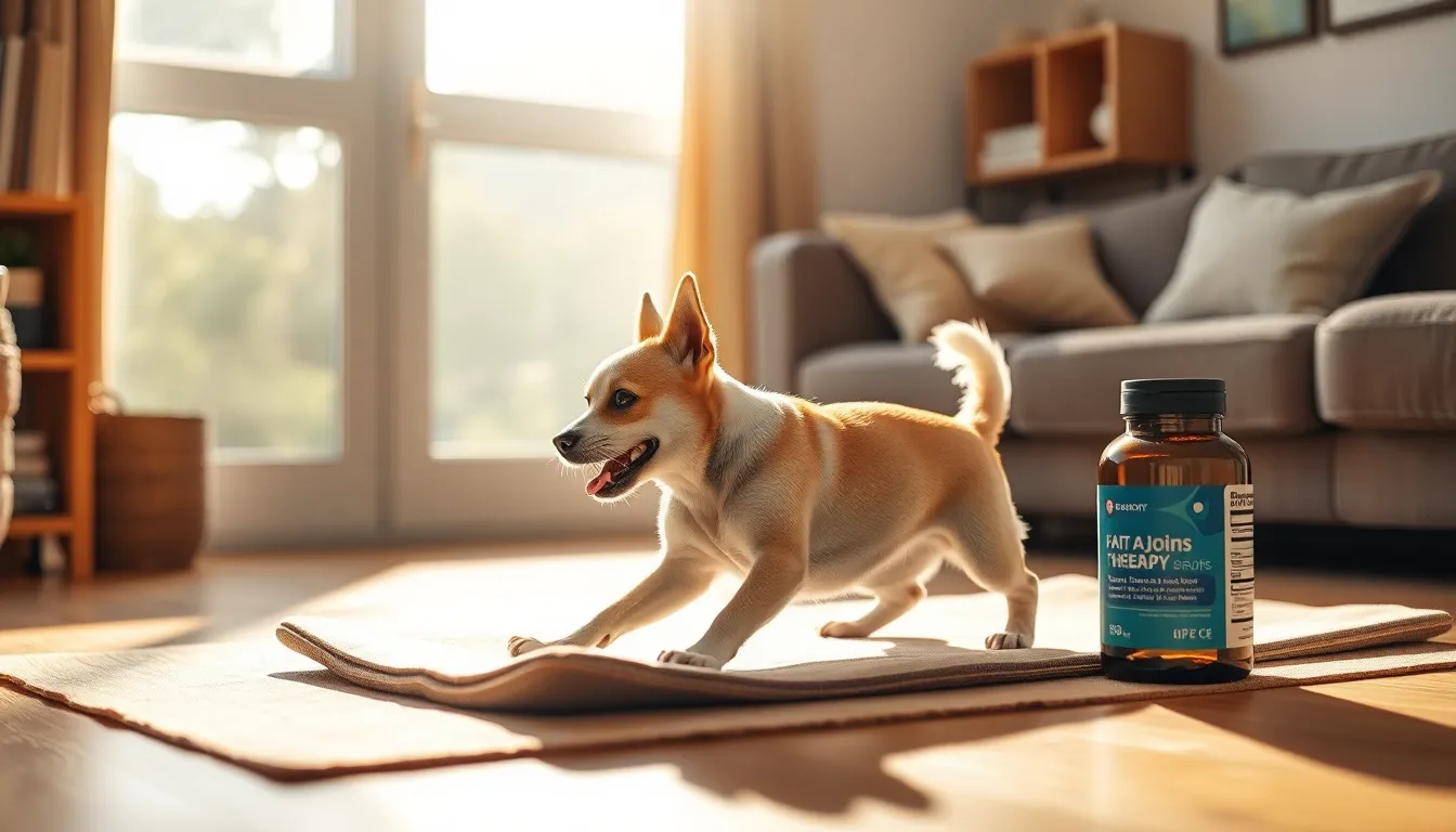 강아지 슬개골 수술 후 관절 영양제&재활 2 강아지 슬개골 재활 운동 모습