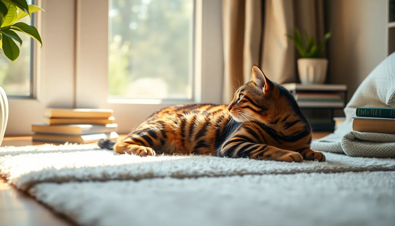 뱅갈 고양이 털 냄새, 환기보다 중요한 꿀팁 2가지 2 고양이에게 사료를 주는 모습