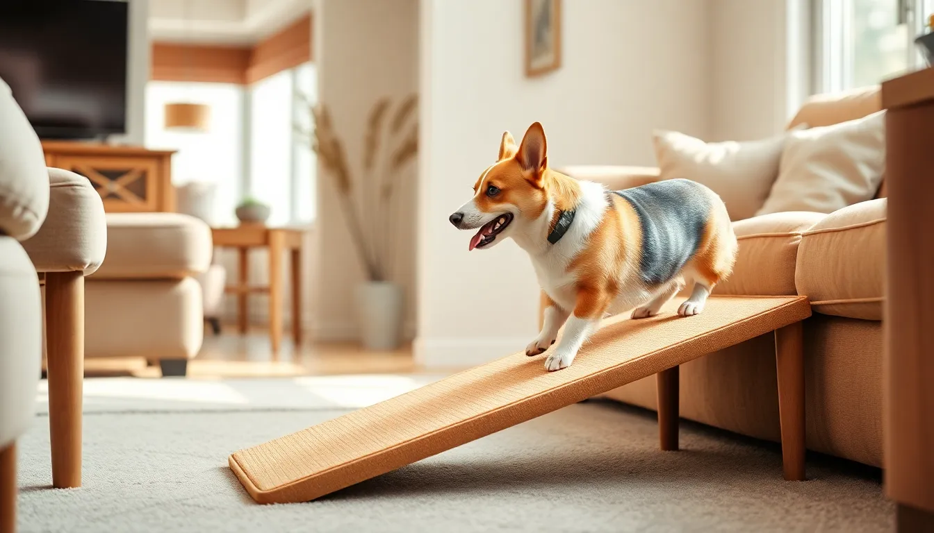 웰시코기 계단, 디스크 위험 줄이는 슬로프 선택 가이드 2 강아지 안전 슬로프