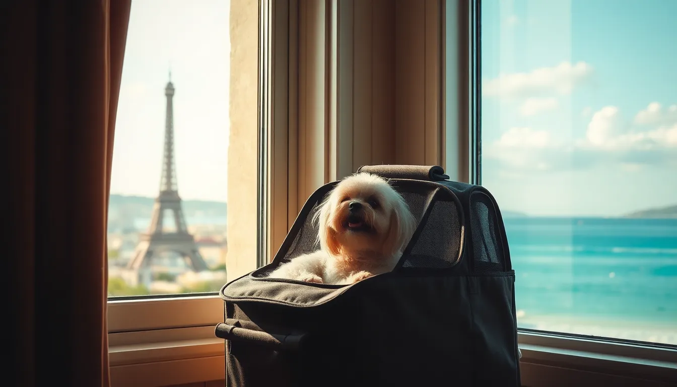 강아지 해외여행 준비물 이미지