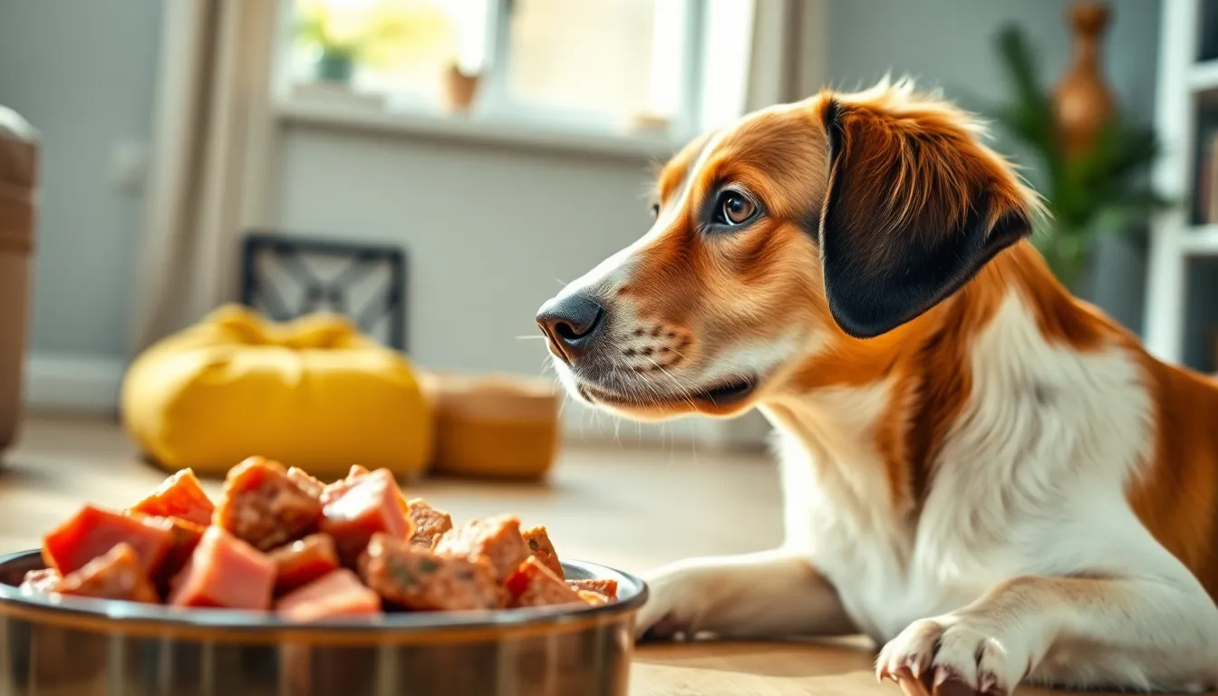 강아지 사료 성분표를 보고 있는 사람