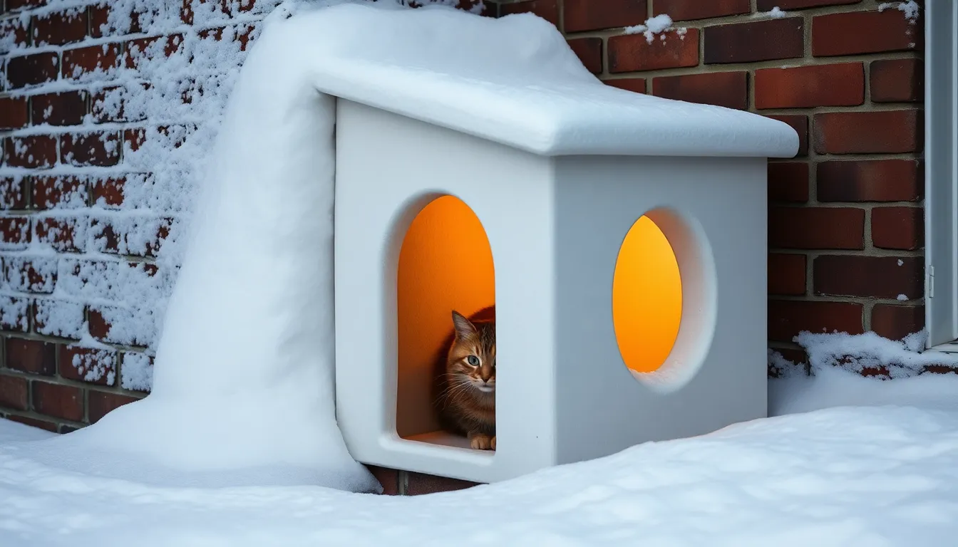 길고양이 겨울집: 스티로폼 단열, 입구 방향 과학 2 길고양이 겨울집 입구 방향 및 스티로폼 단열 모습