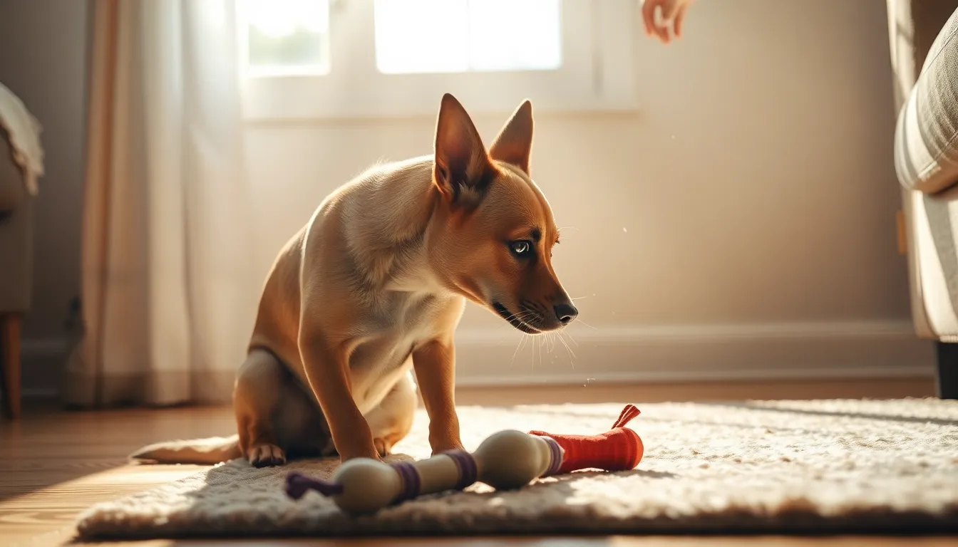 보호자와 유기동물이 행복하게 교감하는 모습