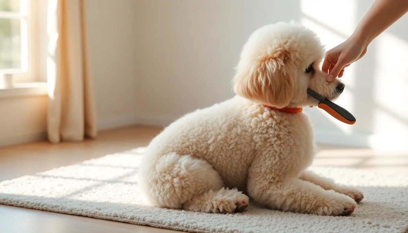 푸들 엉덩이 셀프 위생 미용 도구