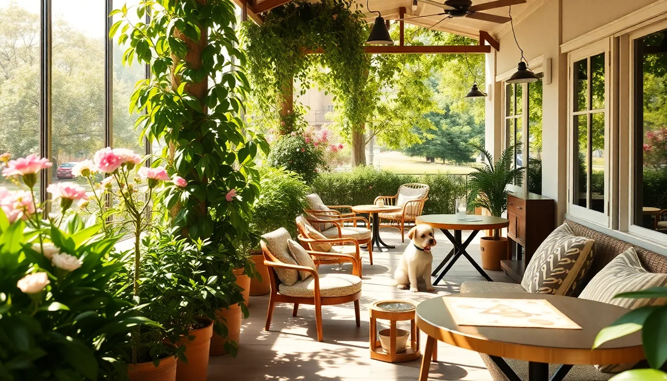 반려견과 해변을 걷는 모습