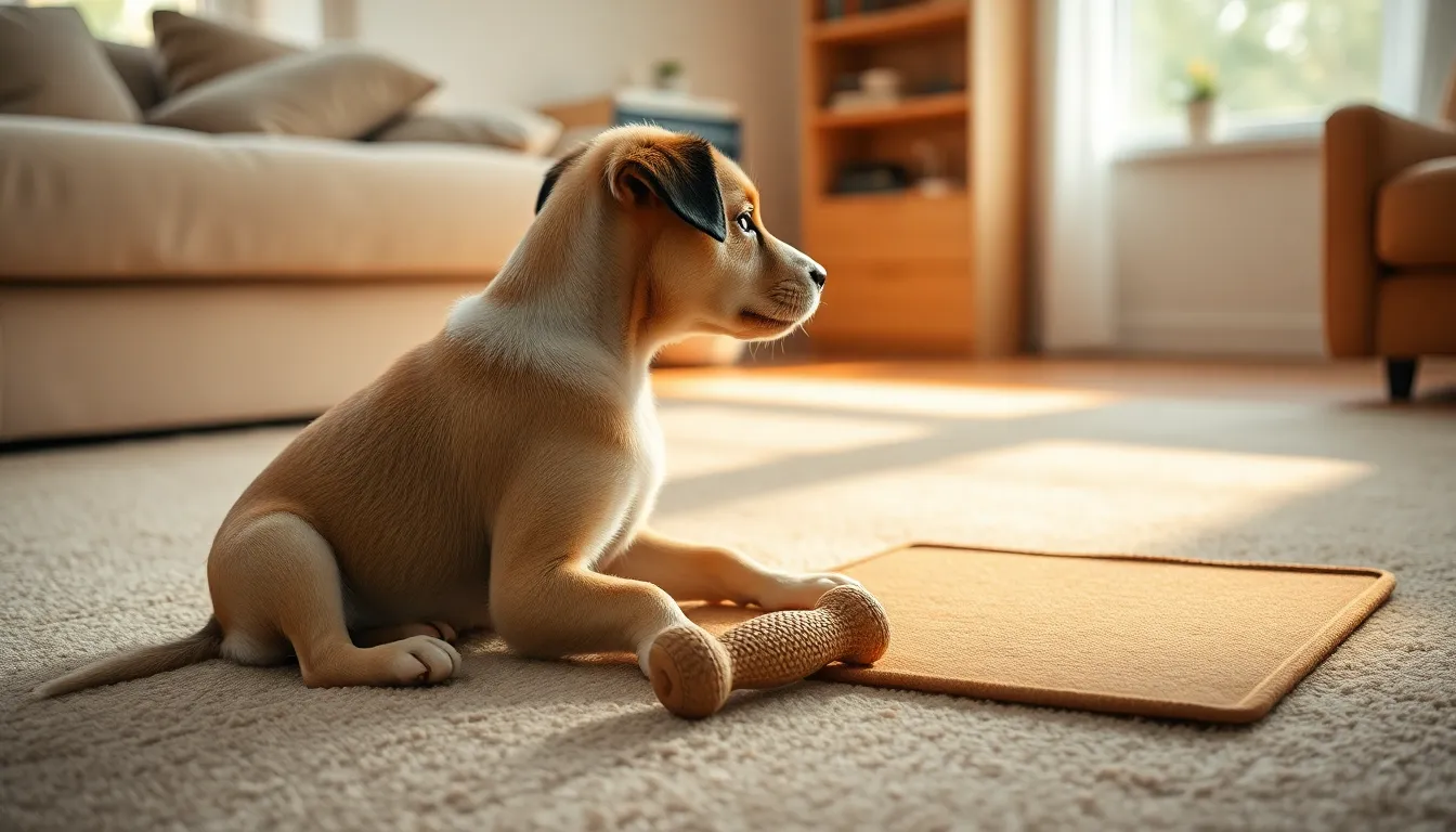 강아지 배변 훈련 성공적인 모습