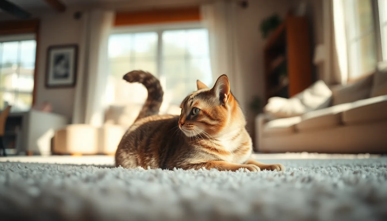 고양이 꼬리 언어: 탁탁 소리와 세운 꼬리 의미 2 고양이 꼬리 언어를 설명하는 이미지