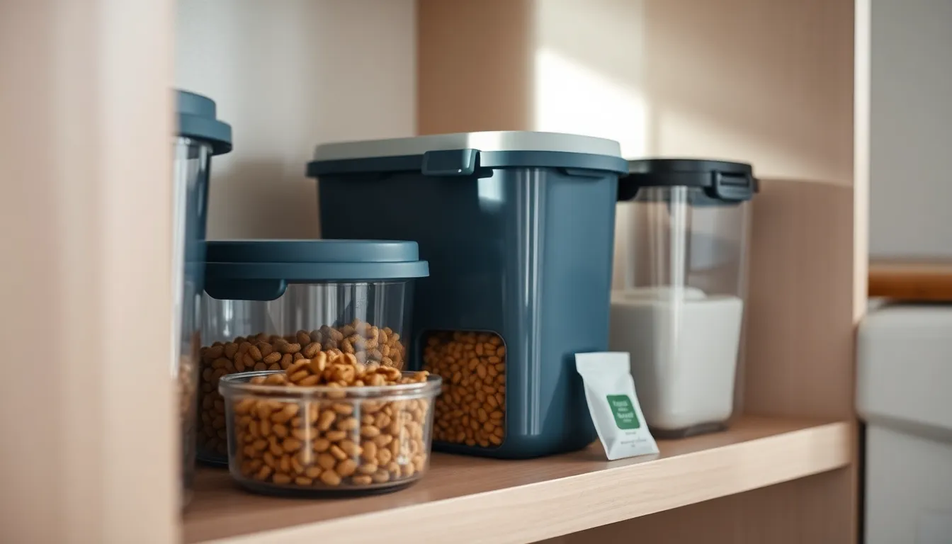 여름철 강아지 사료 산패 막는 꿀팁 2 강아지 사료 보관 용기