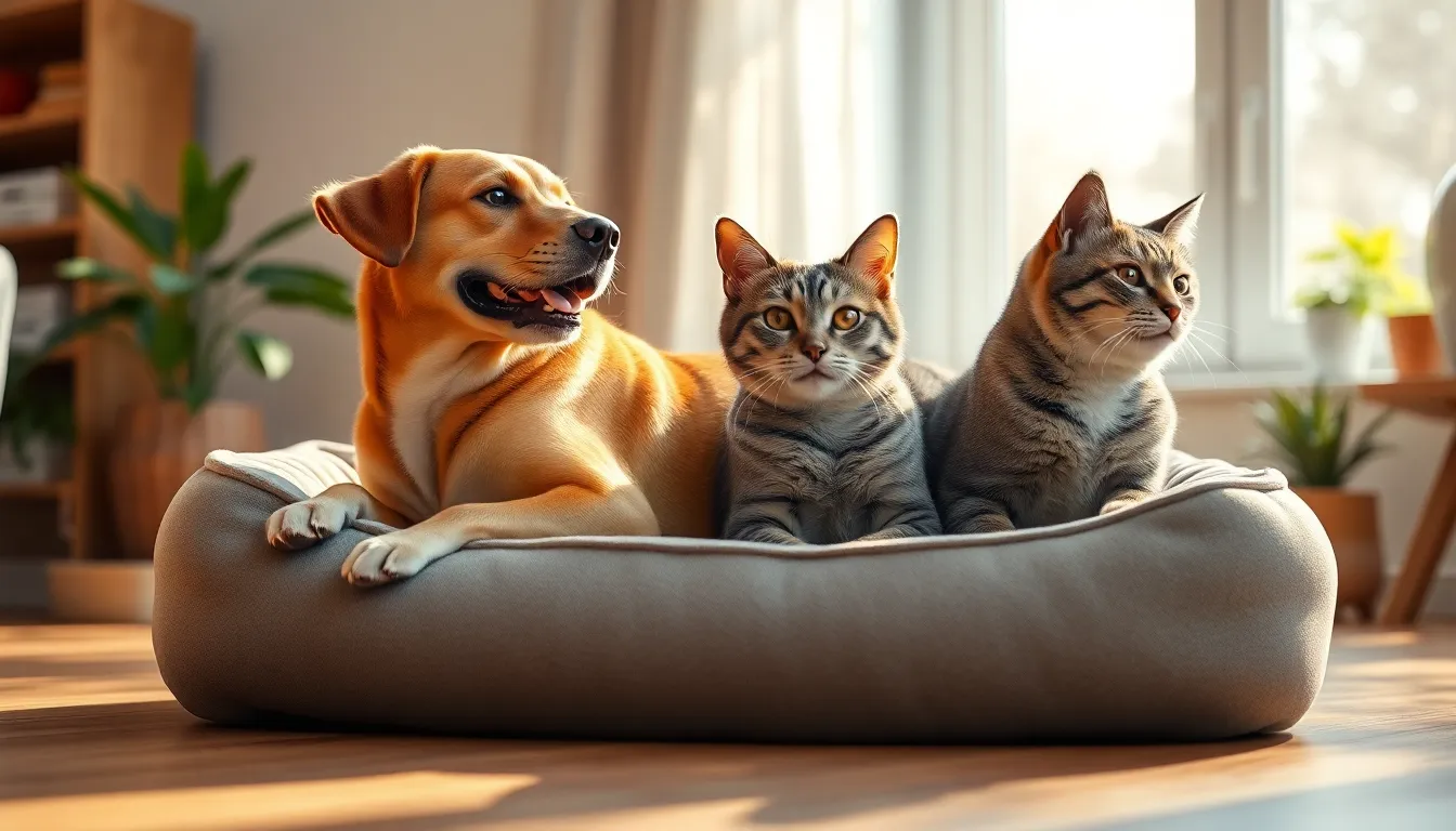 반려동물과 떠나는 의식적 가치 소비 패키지 2 반려동물과 행복하게 산책하는 가족의 모습