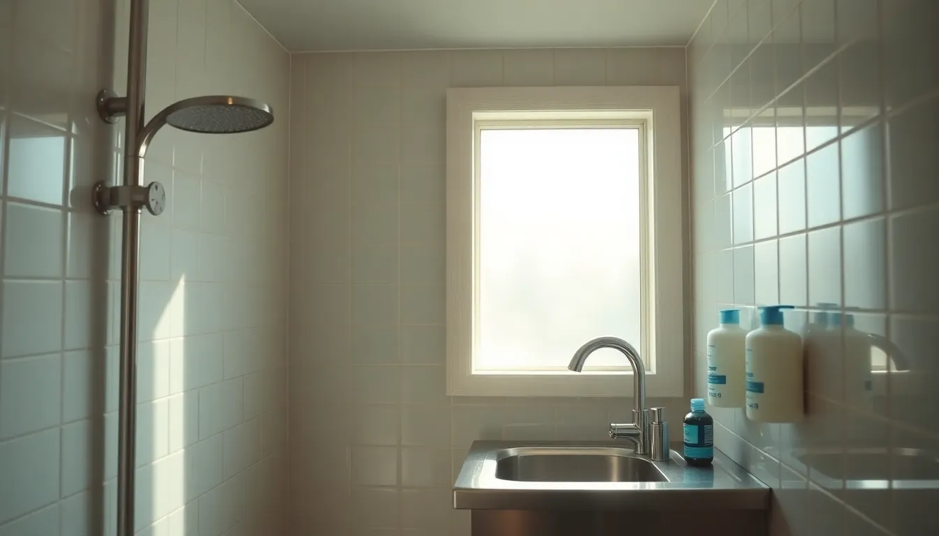 개터파크 수영장 에티켓 & 샤워 꿀팁 2 물놀이 후 깨끗하게 샤워하는 강아지