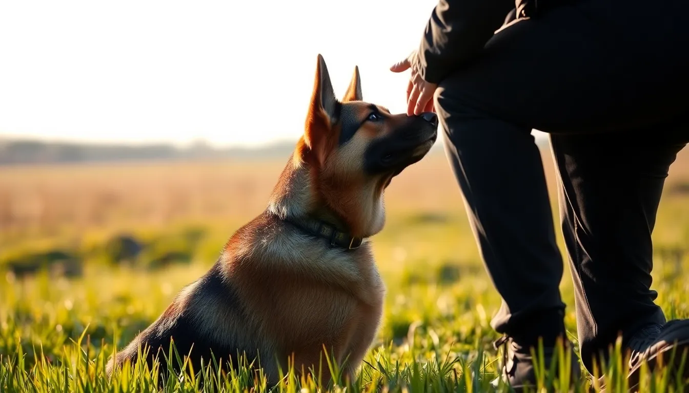 경찰견 훈련 모습
