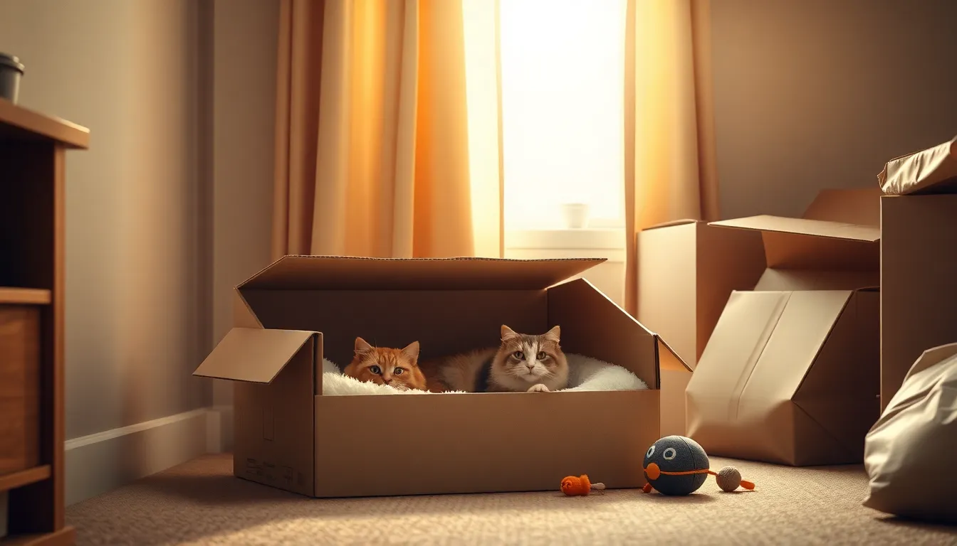 이사 전 고양이 이동장과 안전 기지 준비물