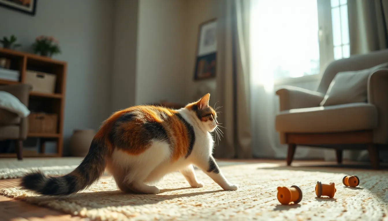 따뜻한 담요에 웅크린 고양이