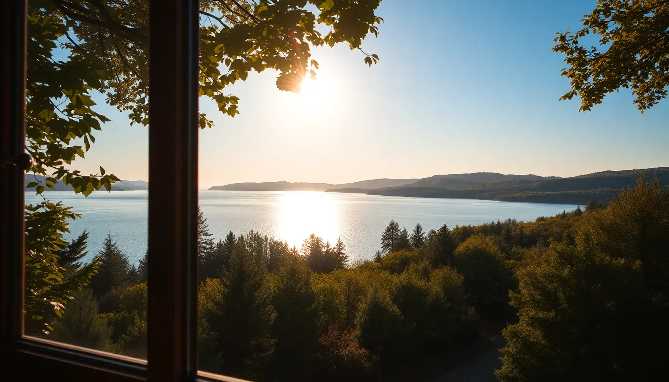 충주 카페 구름의 아름다운 풍경