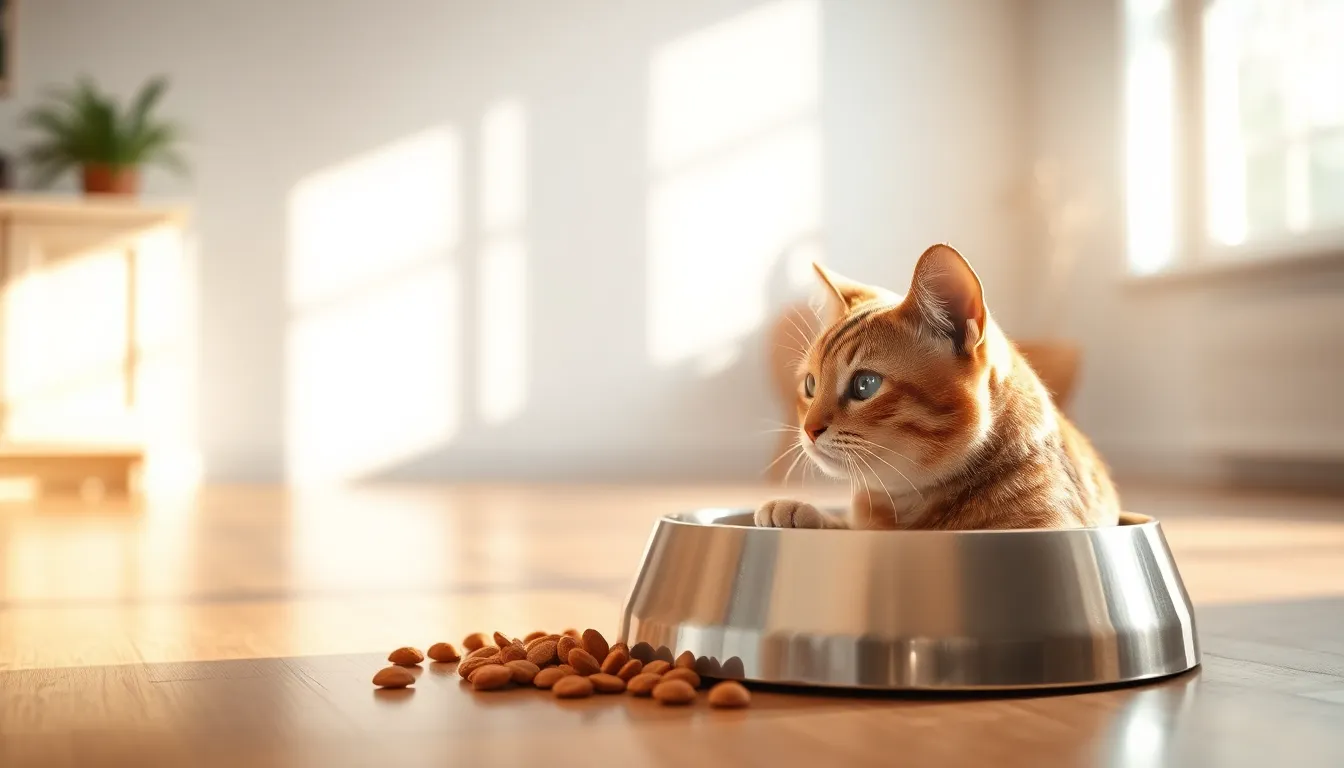 고양이 사료 선택 가이드: 건강한 식단 만들기 2 건강한 고양이 사료 모습