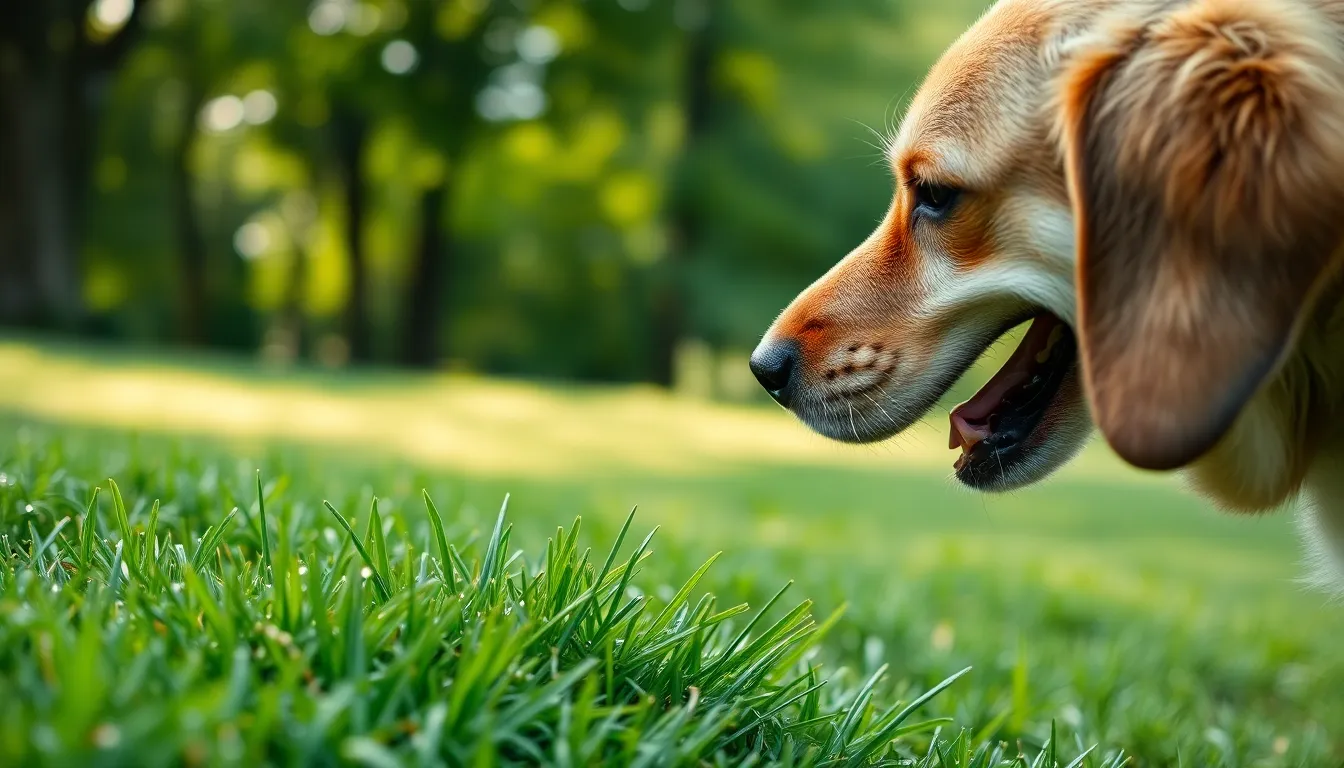 강아지와 함께 산책하는 보호자