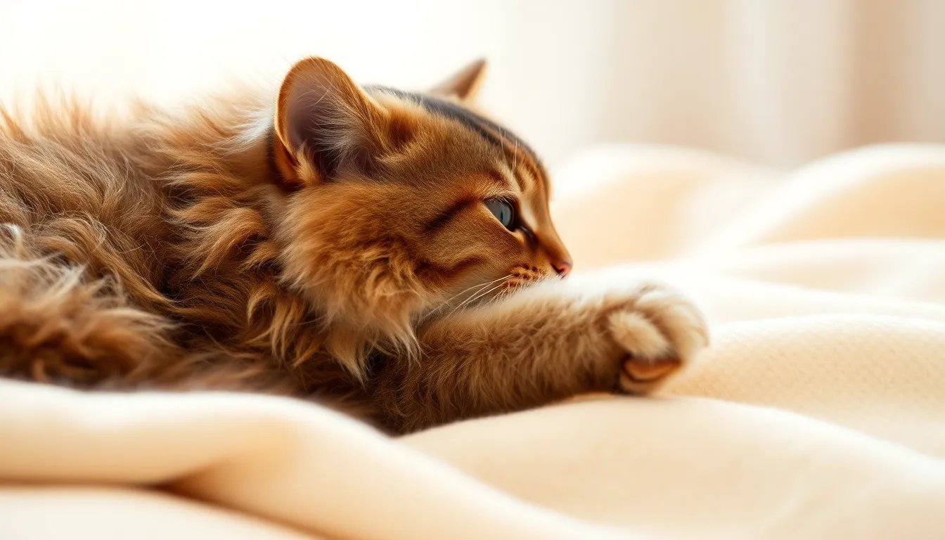 중성화 수술을 받는 고양이