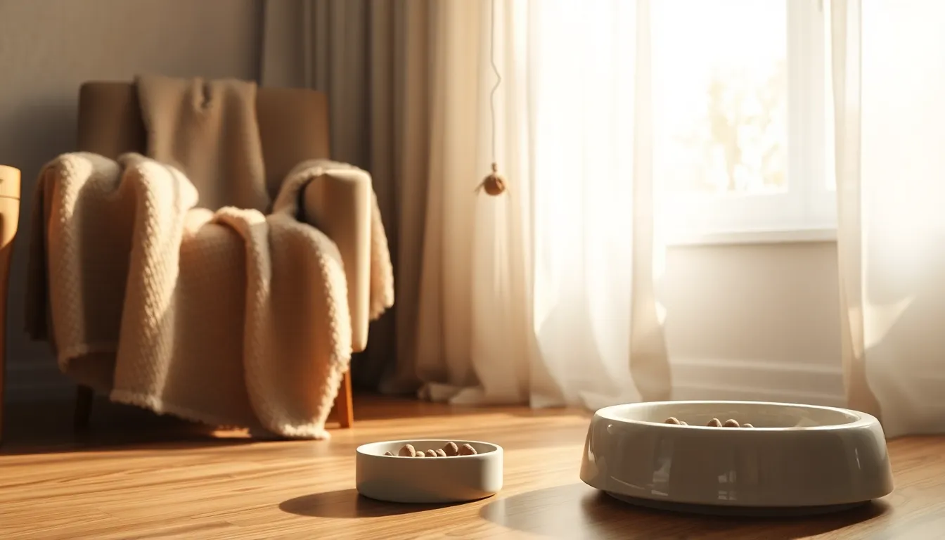 사랑스러운 반려묘와 함께하는 행복한 모습