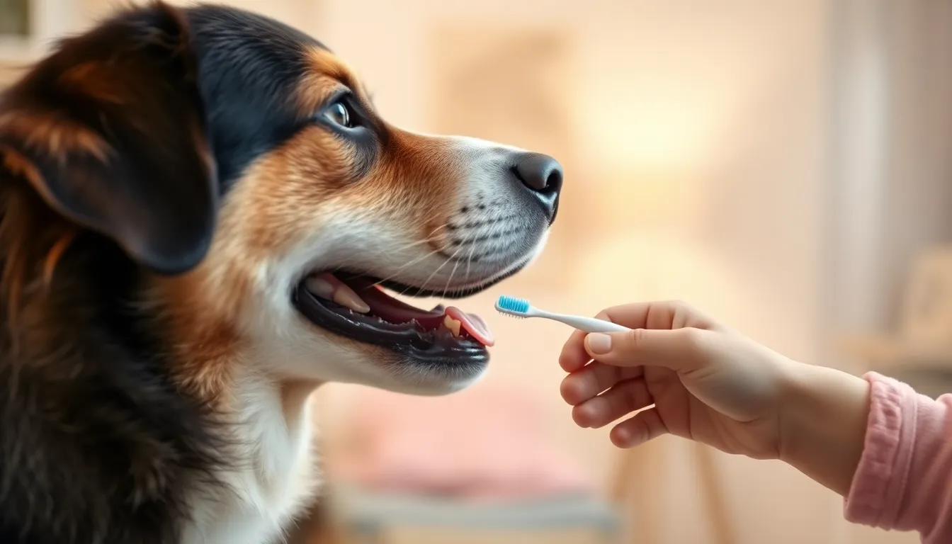 반려동물과 아이가 함께 웃는 모습