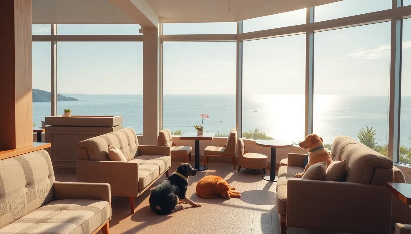 고성 태시트 오션뷰 카페 전경