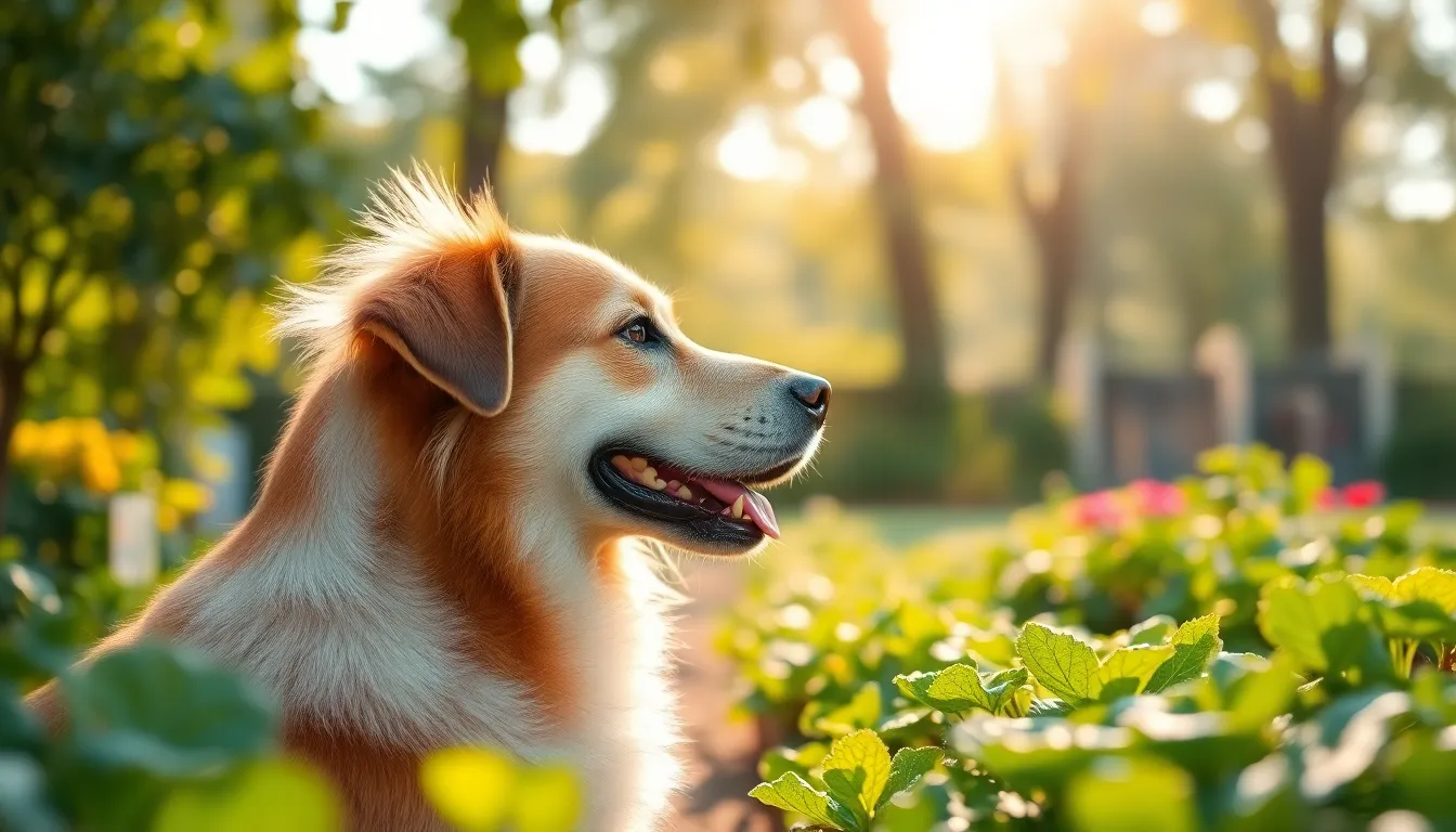 속초 라라의 정원에서 뛰어노는 반려견