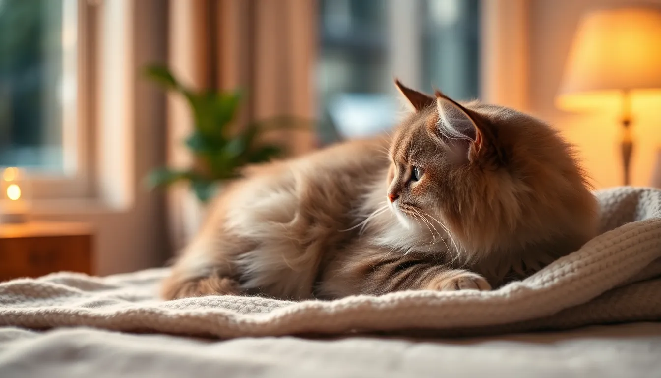 고양이 건강검진을 받는 모습