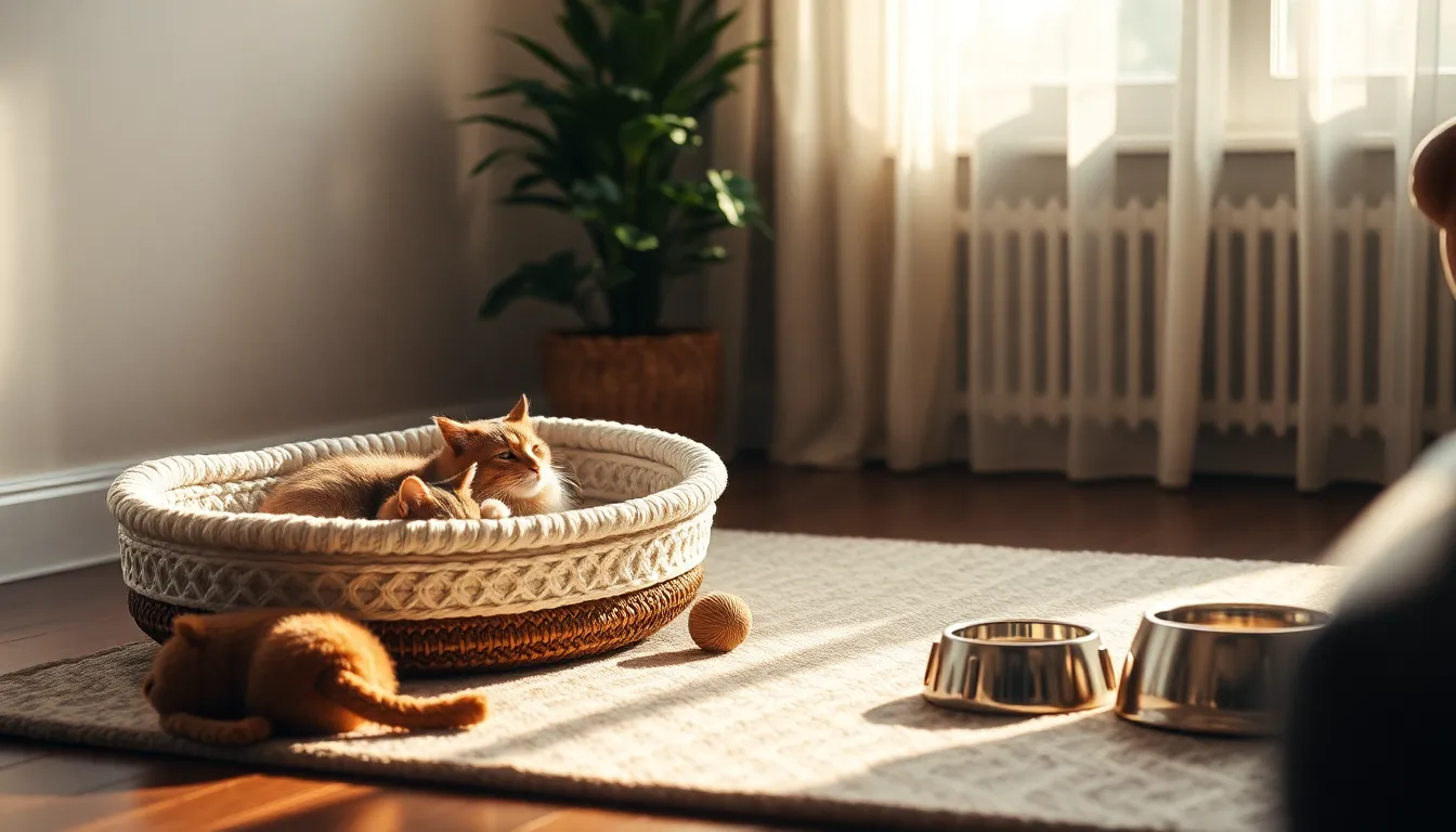 건강검진 중인 고양이